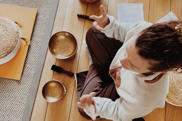 Retraite de yoga, bains sonores